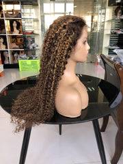 Highlight Peruvian Curly Lace Wig