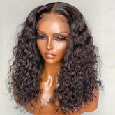 Frontal Human Hair Water Wave BOB Wig