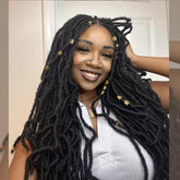 Boho Goddess Faux Locs Wig