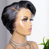 Fashion Pixie Cut Human Hair Wig