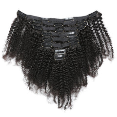 Gradient Color Human Hair Clip-ins