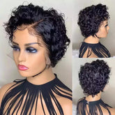 Short Human Hair Wig