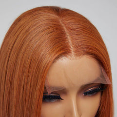 Sugar Maple Glueless Mid Part Bob Human Hair Wig