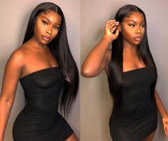 Human Hair Straight Wig