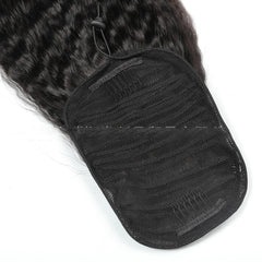 Kinky Straight Human Hair  Ponytail