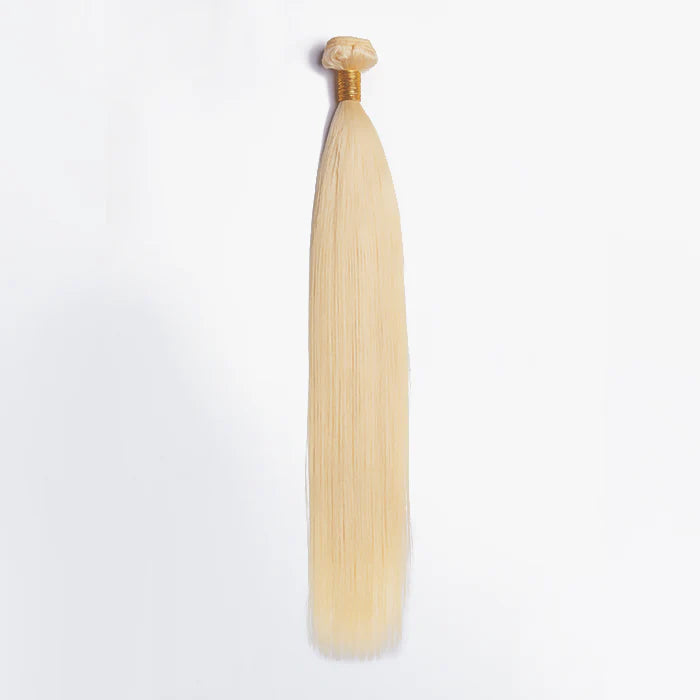 Lightest Blonde Straight Colored Remy Hair