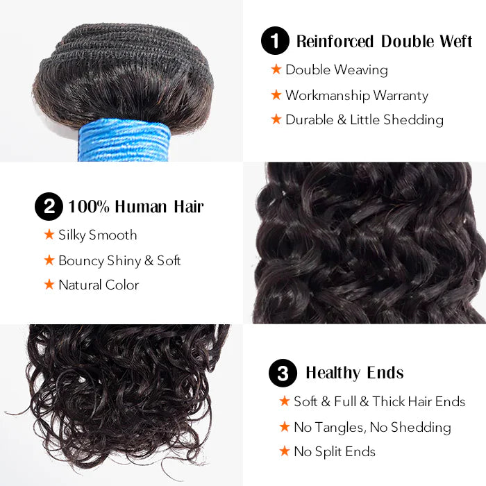 Italy Curly Virgin Brazilian Hair