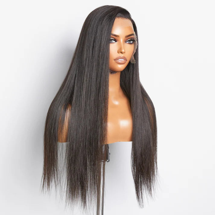 Glueless Straight Transparent Lace Front Wig