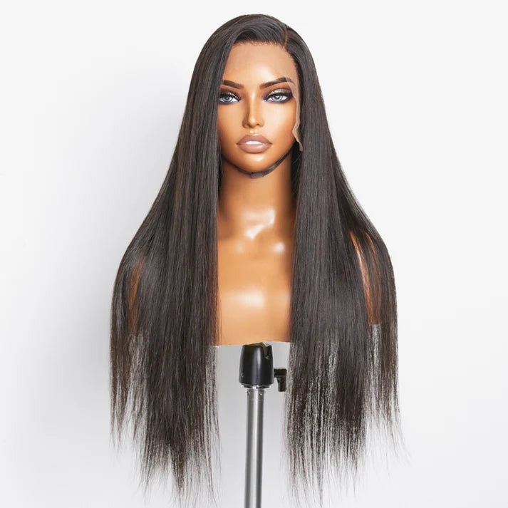 Glueless Straight Transparent Lace Front Wig