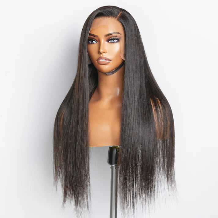 Glueless Straight Transparent Lace Front Wig