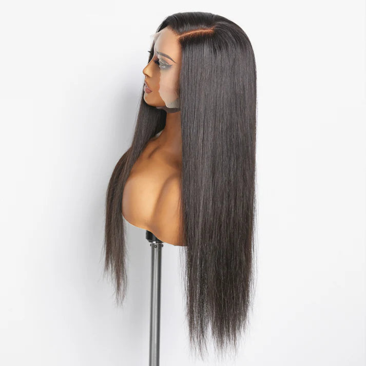 Glueless Straight Transparent Lace Front Wig