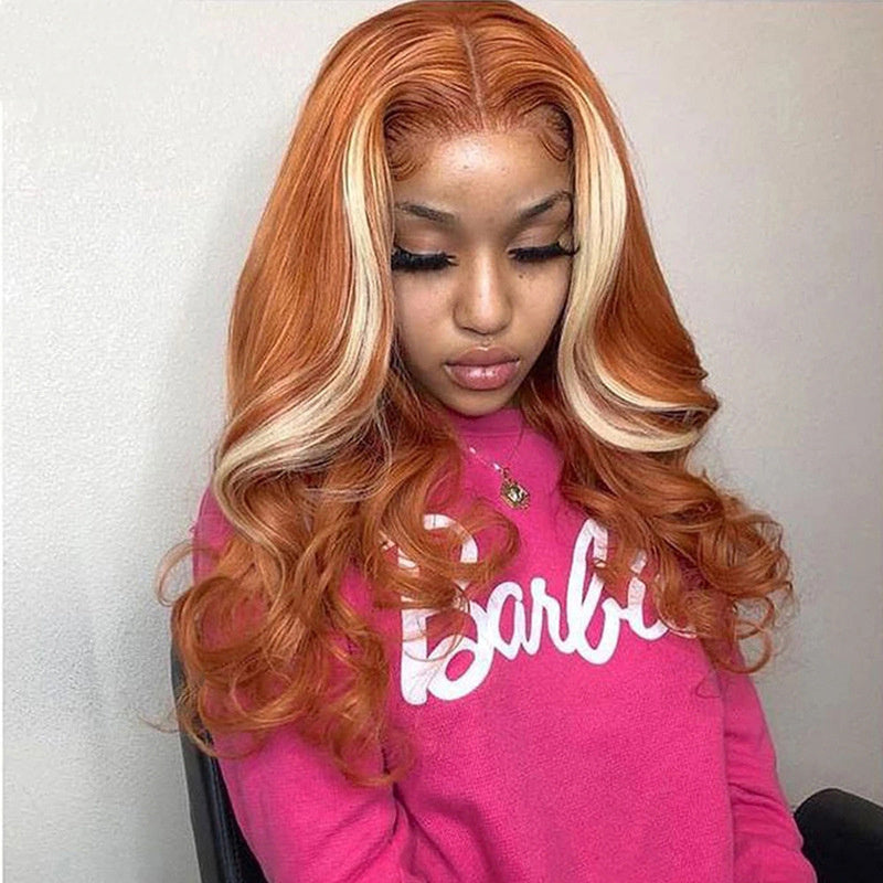 Highlighted Human Hair Wig