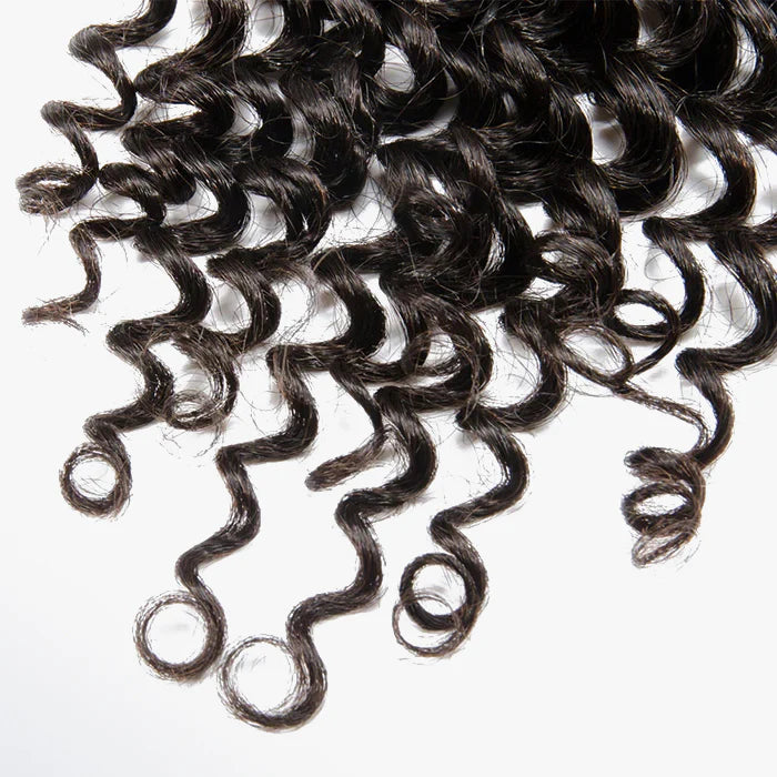 Deep Curly Free Parted Lace Closure