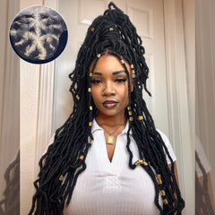 Boho Goddess Faux Locs Wig