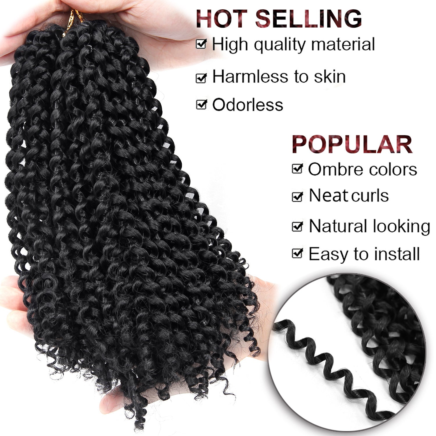 Silk Crochet hair