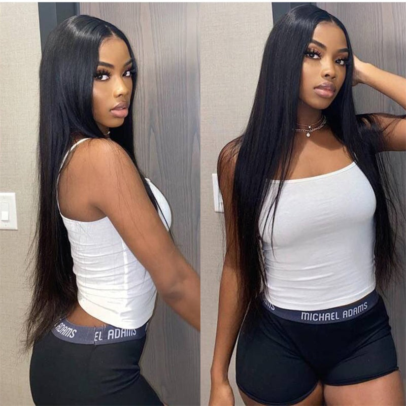 Human Hair Straight Wig