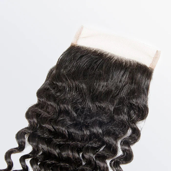 Deep Curly Free Parted Lace Closure