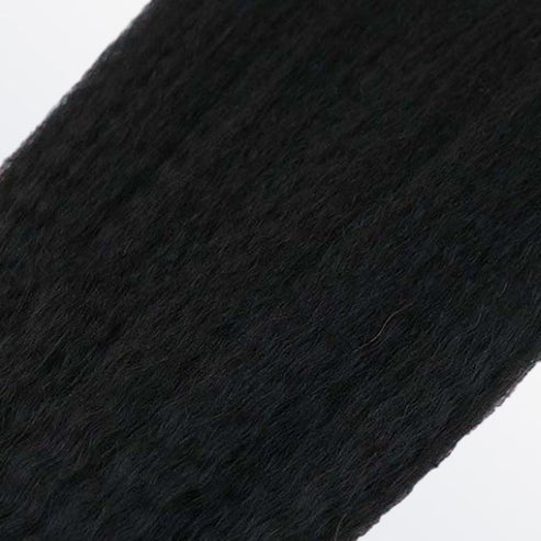Afro-textured Kinky Straight Tape In Remy Hair Extensions