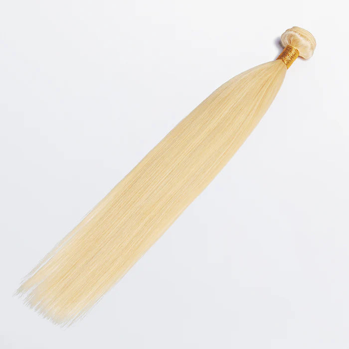 Lightest Blonde Straight Colored Remy Hair