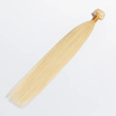 Lightest Blonde Straight Colored Remy Hair