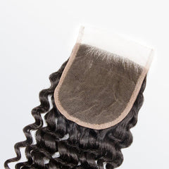 Deep Curly Free Parted Lace Closure