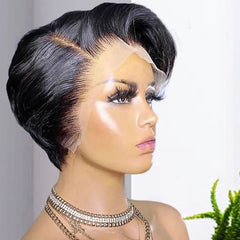 Fashion Pixie Cut Human Hair Wig