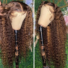 Highlight Peruvian Curly Lace Wig