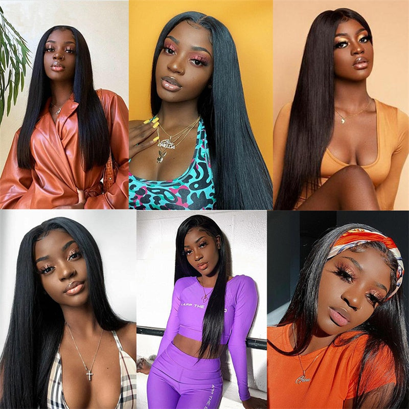 Human Hair Straight Wig