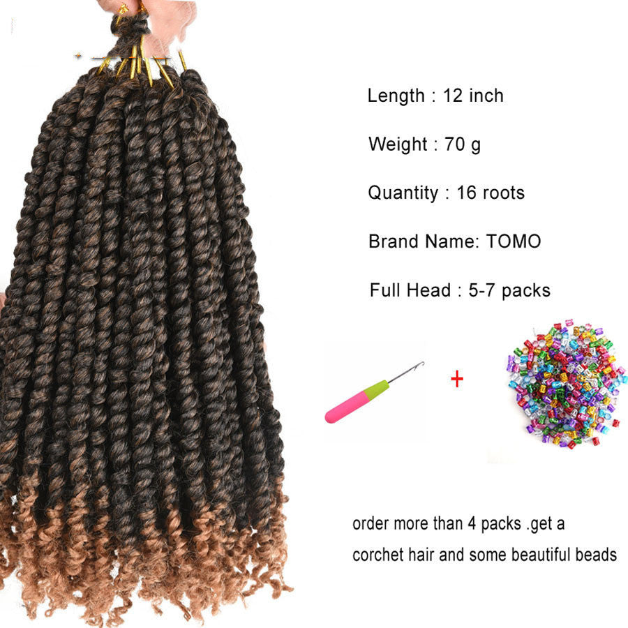 Pre-twisted Passion Twist Crochet Hair