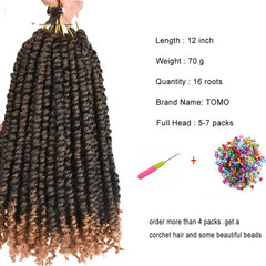 Pre-twisted Passion Twist Crochet Hair