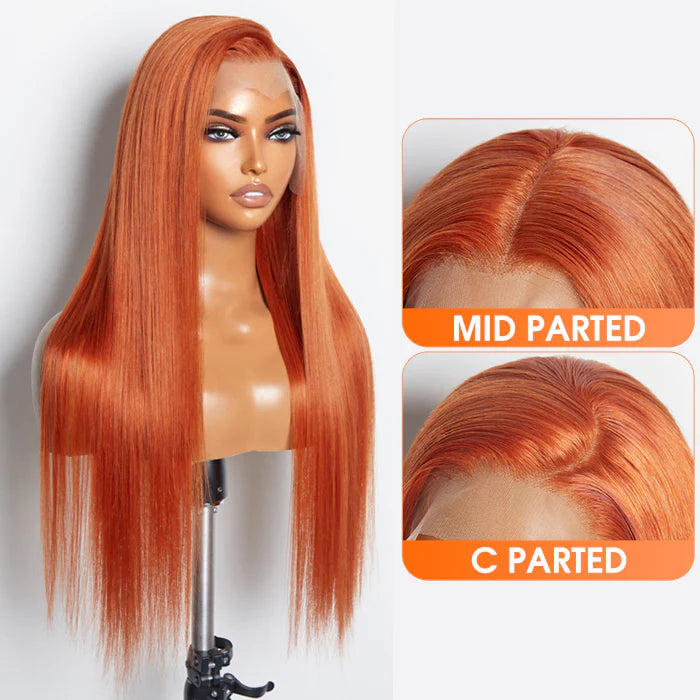 Ginger Human Hair Wig