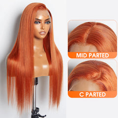 Ginger Human Hair Wig