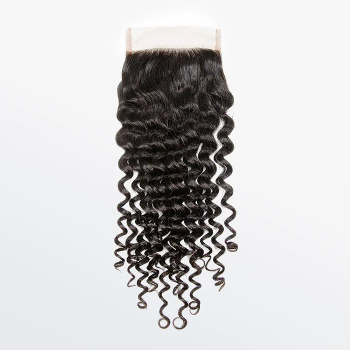 Deep Curly Free Parted Lace Closure