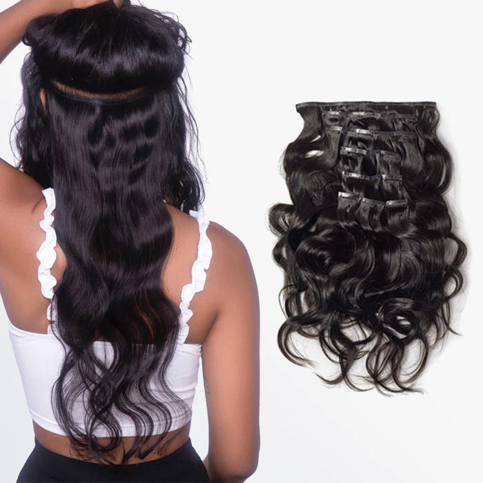Body Wavy Seamless Clip-Ins