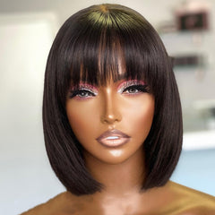 Straight Human Hair Wig