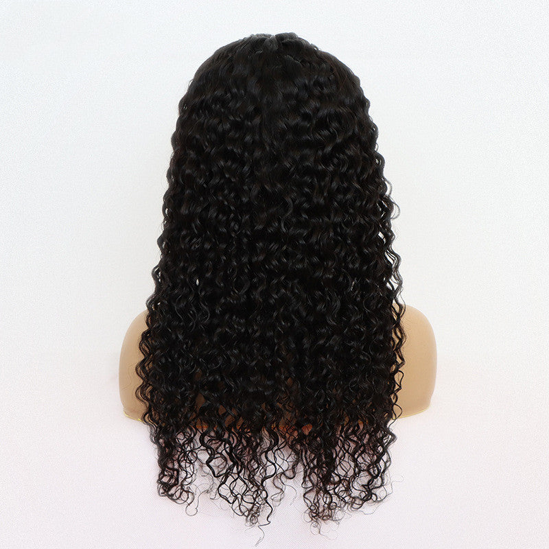 Brazilian Water Wave Human Hair Headband Wig