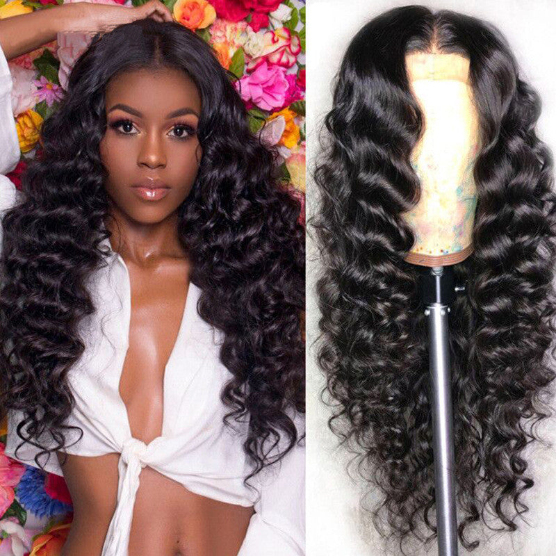 Human Hair Loose Deep Wave Wig
