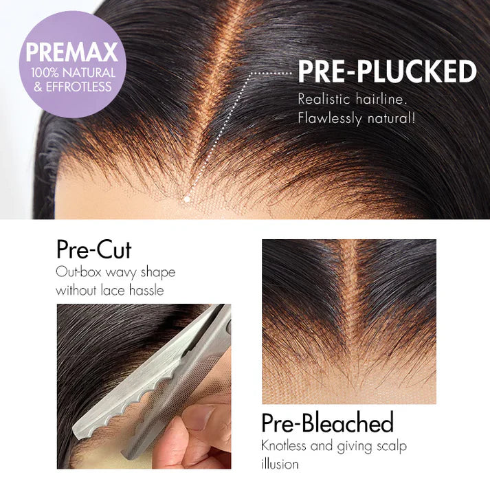 Ash Blonde Ombre Blunt Cut Bob Glueless Wig