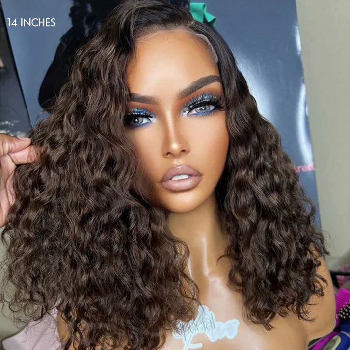 HD Ombre Side Part Short Glueless Lace Wig