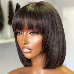 Straight Human Hair Wig