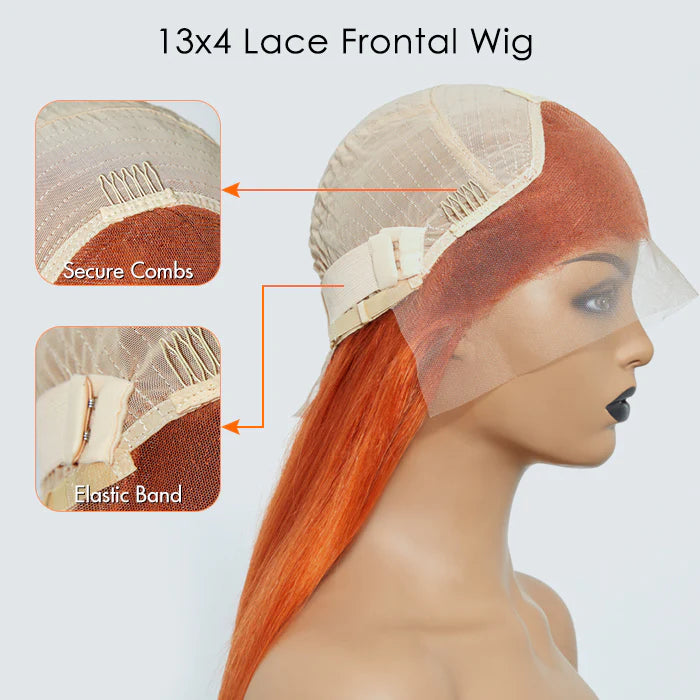 Ginger Human Hair Wig