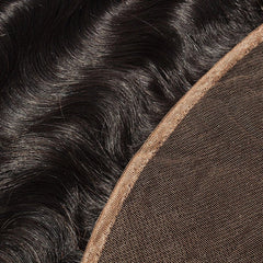 Body Wave Free Parted Frontal